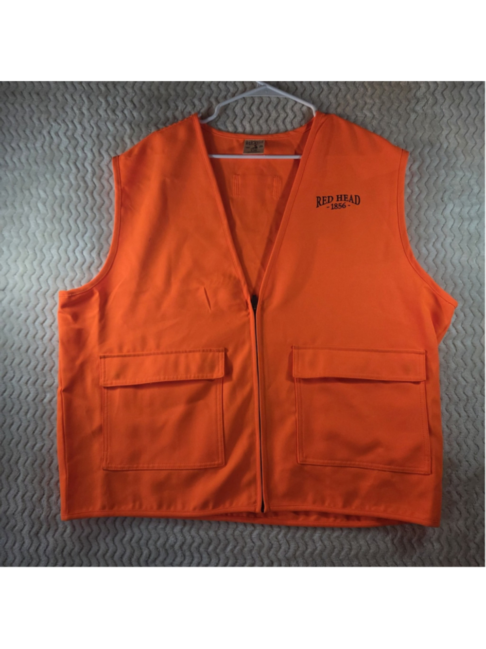 Men's Redhead Orange Hunting Vest Size XL